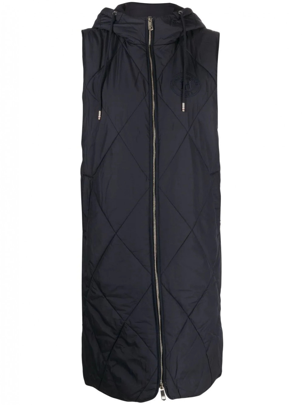 Sorona quilted long vest