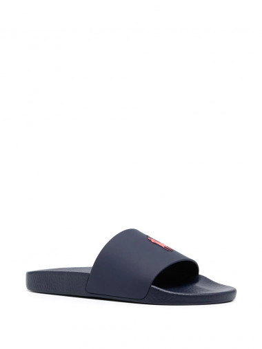 Polo slide sandals