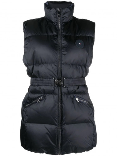 Two tone statement puffer vest