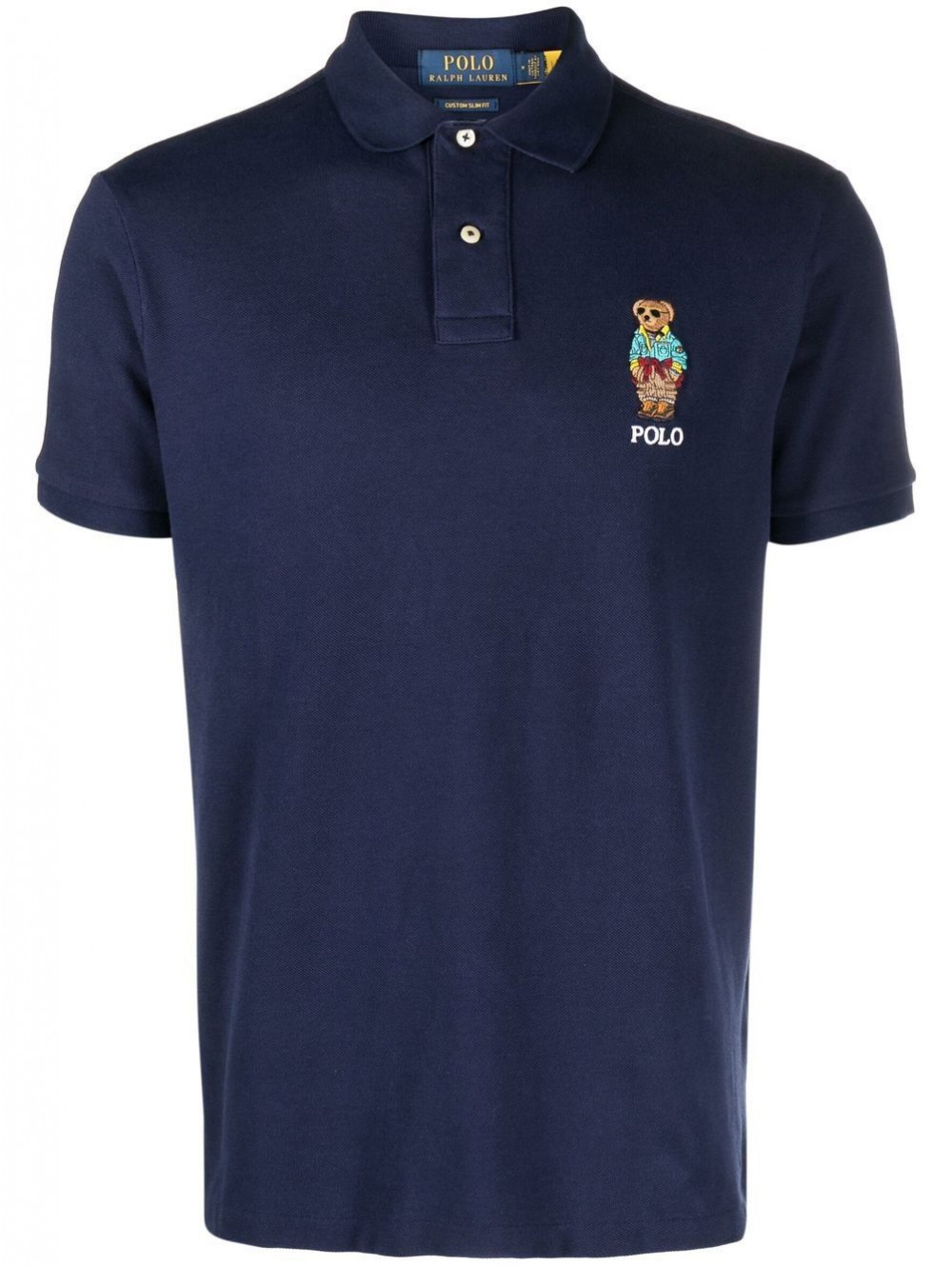Slim polo bear jersey t-shirt