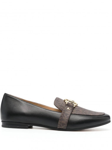 Rory leather logo loafer