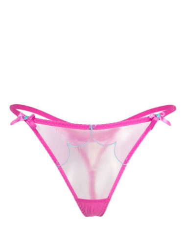 Lorna thong hot pink/turquoise