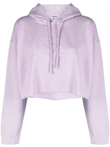 Isoli cropped oversized hoodie