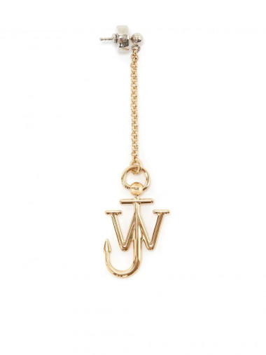Asymmetric anchor earrings