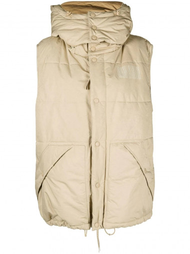 Oversized puffer vest