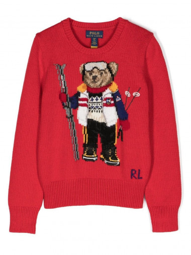 Polo bear sweater (7-16)