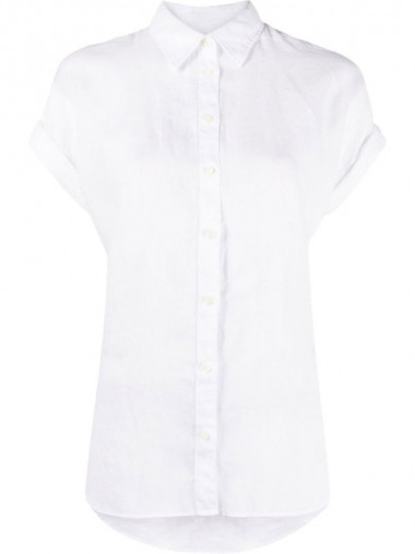 Linen short-sleeve shirt