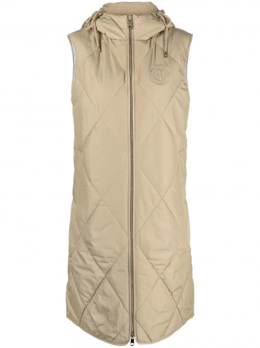 Sorona quilted long vest
