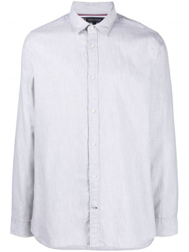Slim cashmere touch shirt