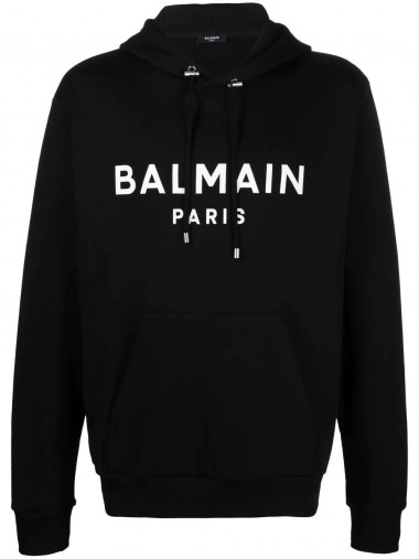 Balmain printed hoodie