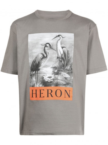 Heron bw short sleeve tee
