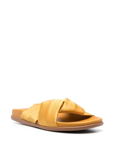 Whitney footbed satin sandals