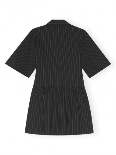 Stretch stripe mini dress