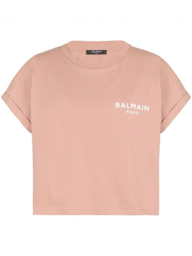 Balmain flock detail  t-shirt