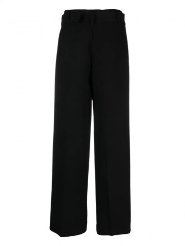 Double weave belted pant