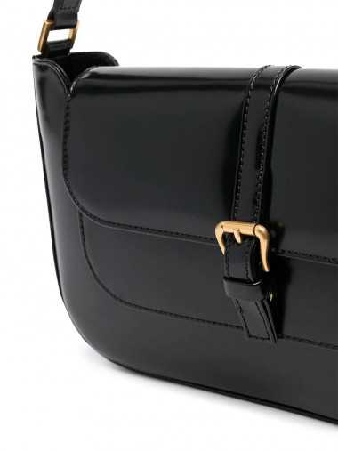 Miranda black leather handbag
