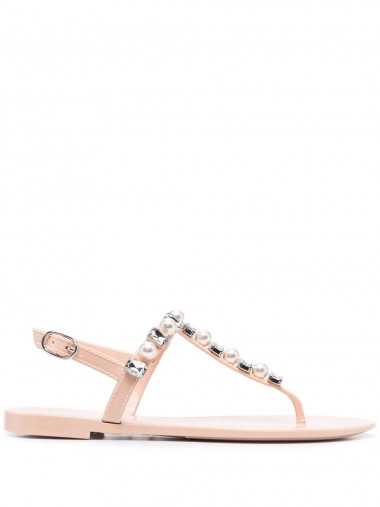 GOLDIE CRYSTAL JELLY SANDALS