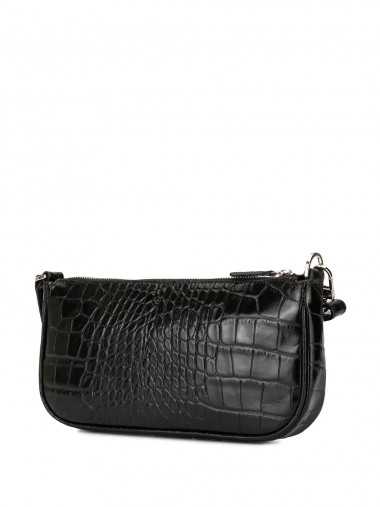 Rachel black leather handbag