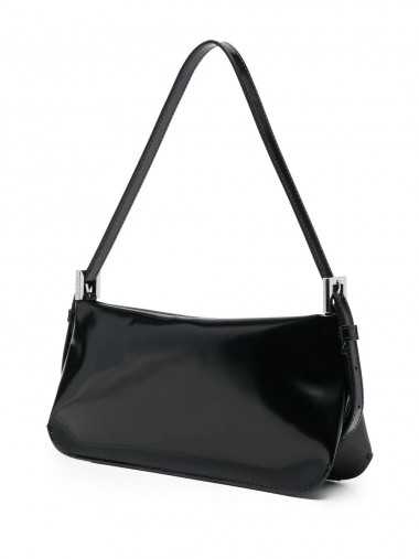 Dulce black leather handbag