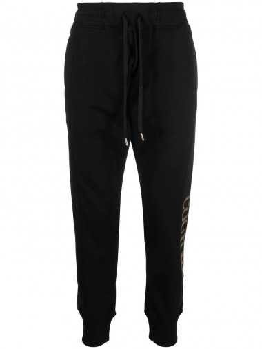 Logo thick foil trousers