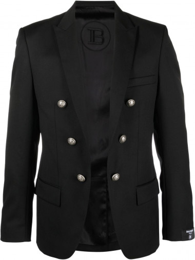 Tailoring fit 6 button blazer